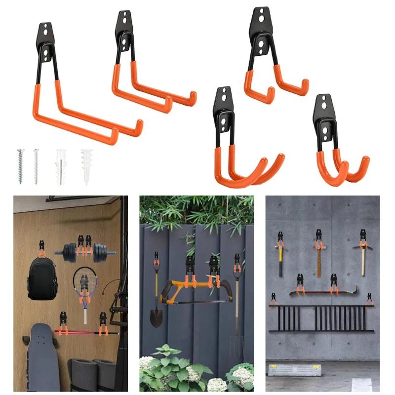 Workshop With Tools - Heavy Duty Wall Mount Iron Hook