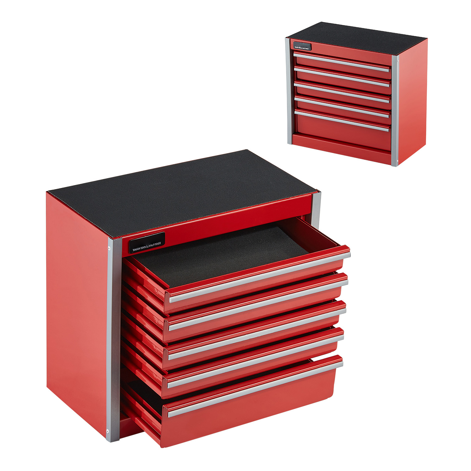Workshop Tools Box - SucceBuy 5-Drawer 8.6in Metal Tool Box