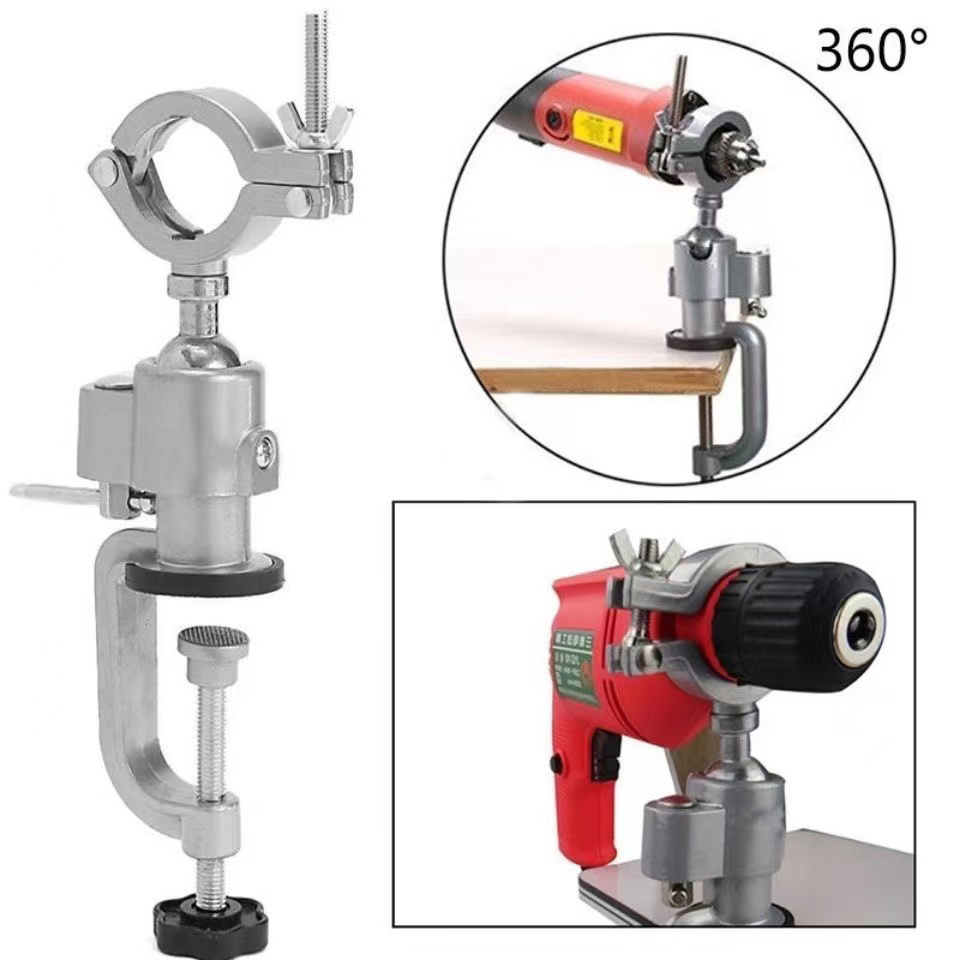 Drill Press Bench - 360°Table Swivel Vise Woodworking Grinder Tool