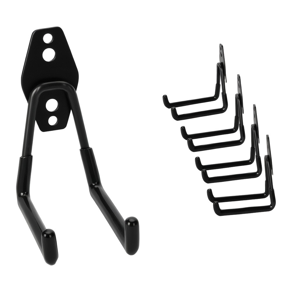 Workshop Tools Hanging - Black 7.7 Inch Steel Wall Hooks