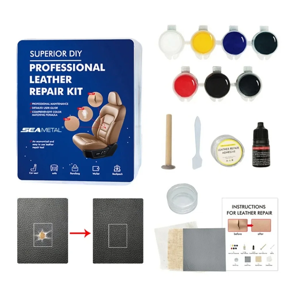 Workshop Tools Diy - Car Leather Repair Tool Kit 7