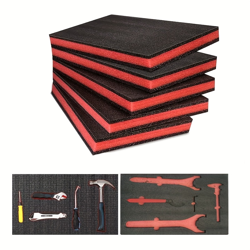 Workshop Tools Box - Cut Toolbox Organizer Foam Inserts Heavy-Duty