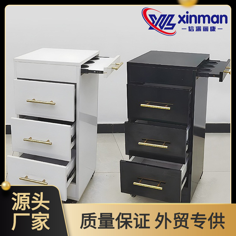 Workshop Tools Table - Work Cabinet Simple Red Hair Salon