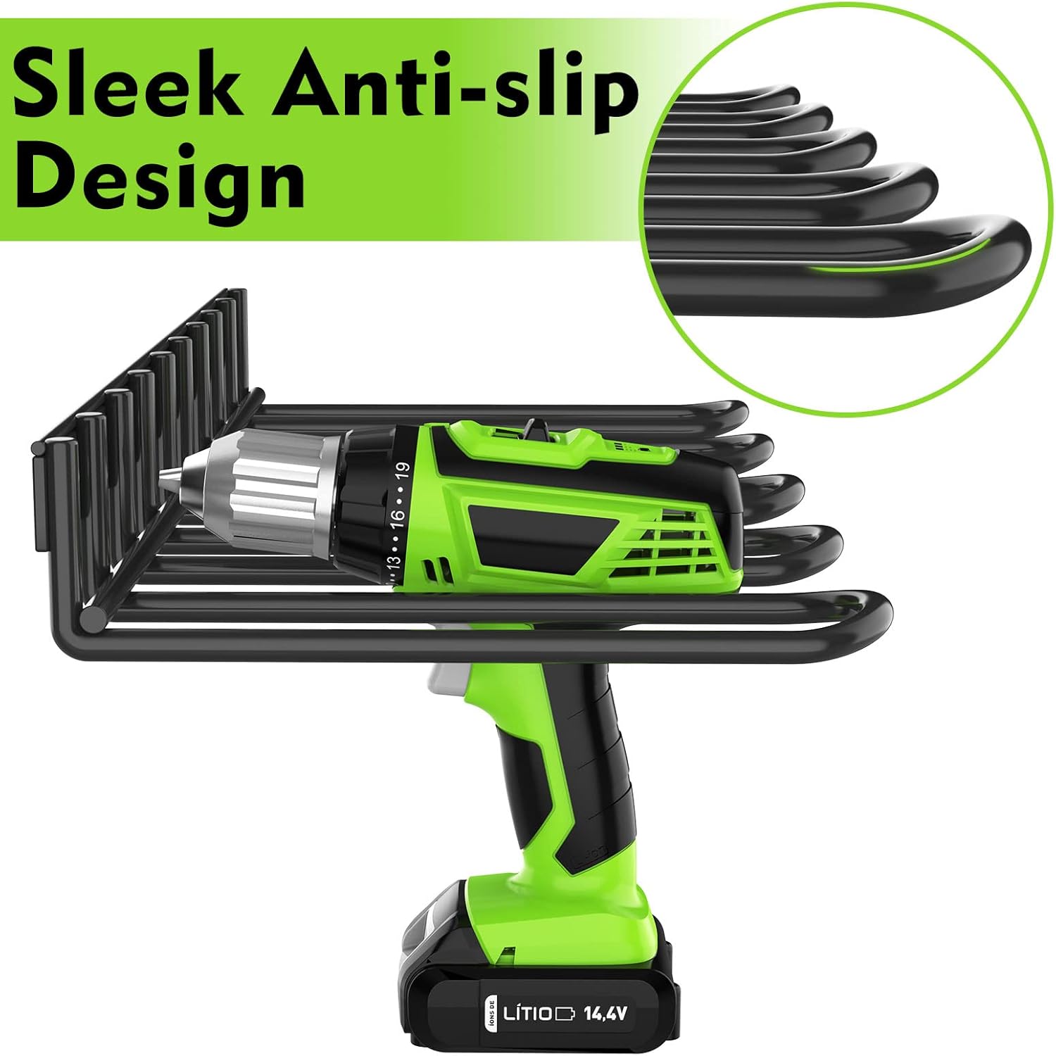 VKKM Power Tool Organizer 4 Sl - огляд і ціна Workshop Tools Rack