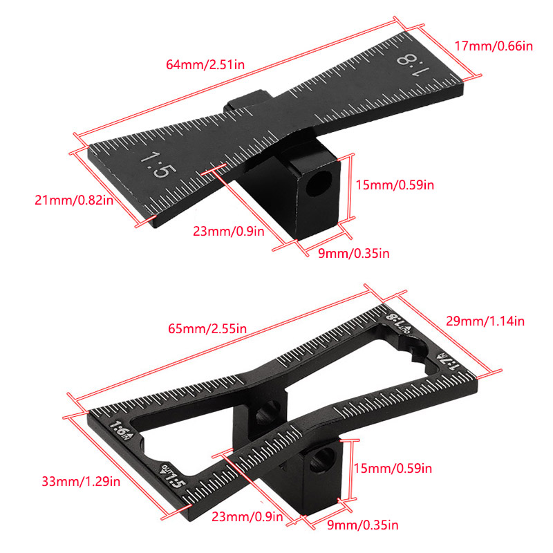 2Pcs Dovetail Marker Guide, Do - огляд і ціна Dovetail Marking Guide