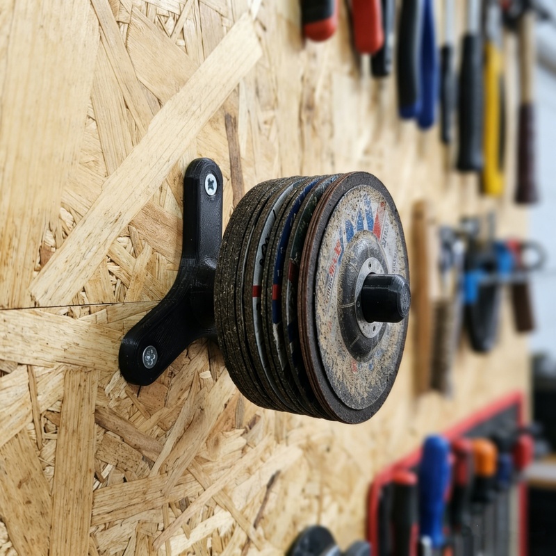 1Pcs Wall Mount Grinder Holder - огляд і ціна Workshop Tools Rack