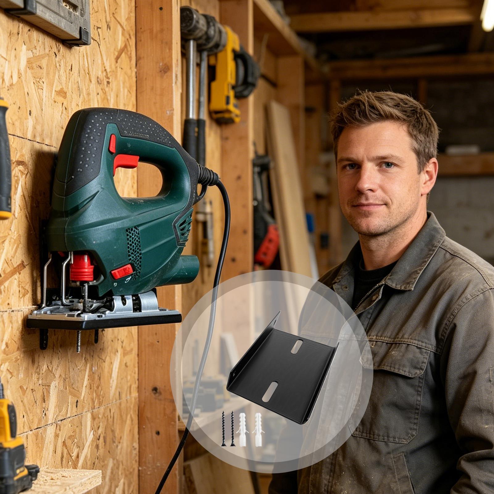 Saw Holder Wall Mount Metal Un - огляд і ціна Workshop Tools Store
