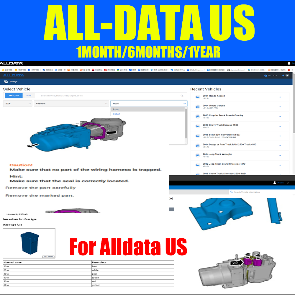 2026 Alldata US Full Version O - огляд і ціна Workshop Tools Car