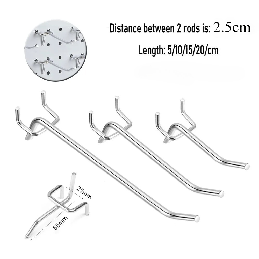 5pcs Board Pegboard Hooks Carb - огляд і ціна Workshop Tools.Hanging Board
