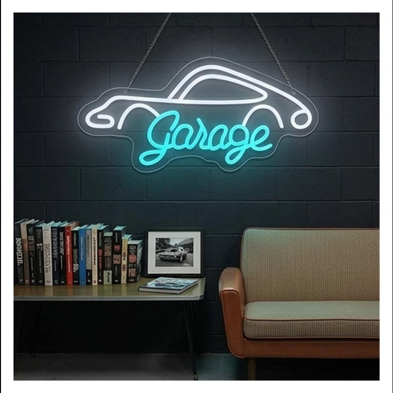 Garage Neon Sign LED Light Dim - огляд і ціна Workshop Tools Wallpaper