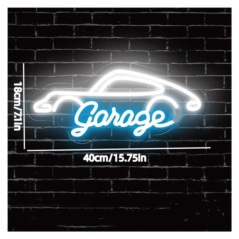 Garage Neon Sign LED Light Dim - огляд і ціна Workshop Tools Wallpaper