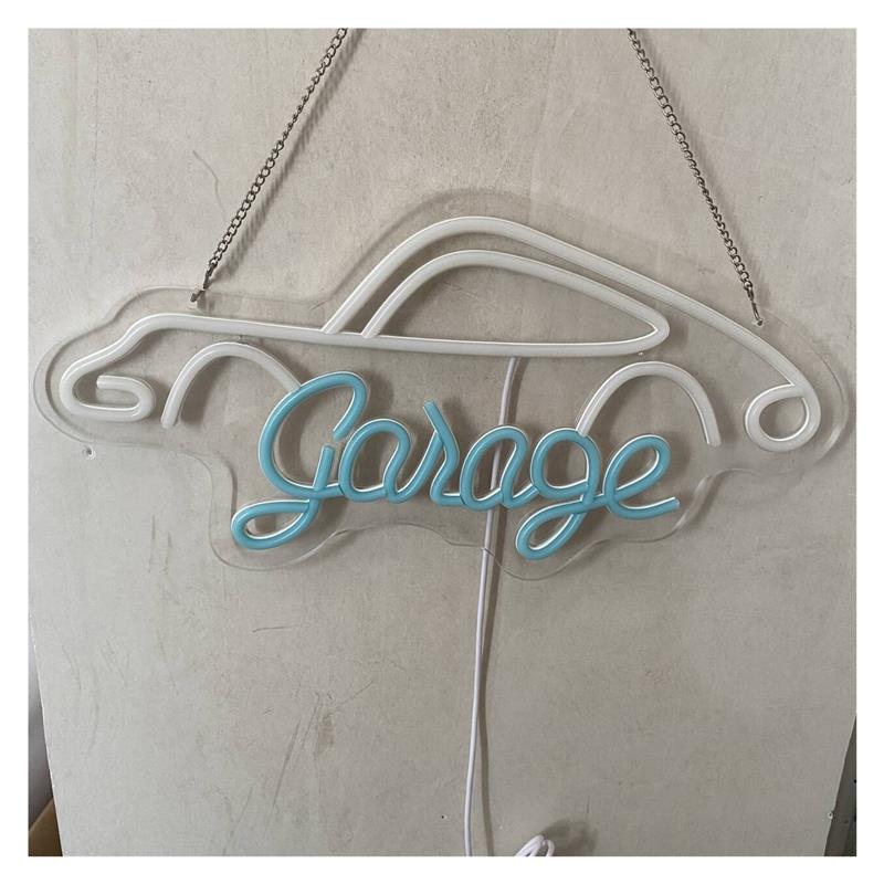 Garage Neon Sign LED Light Dim - огляд і ціна Workshop Tools Wallpaper