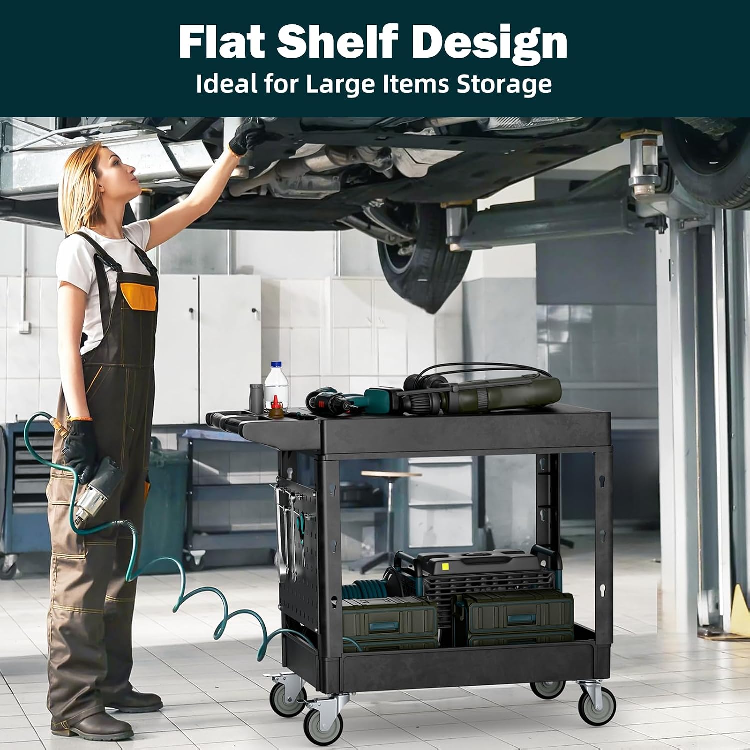 Heavy Duty 2-Shelf Flat Top Wh - огляд і ціна Workshop Tools.Hanging Board