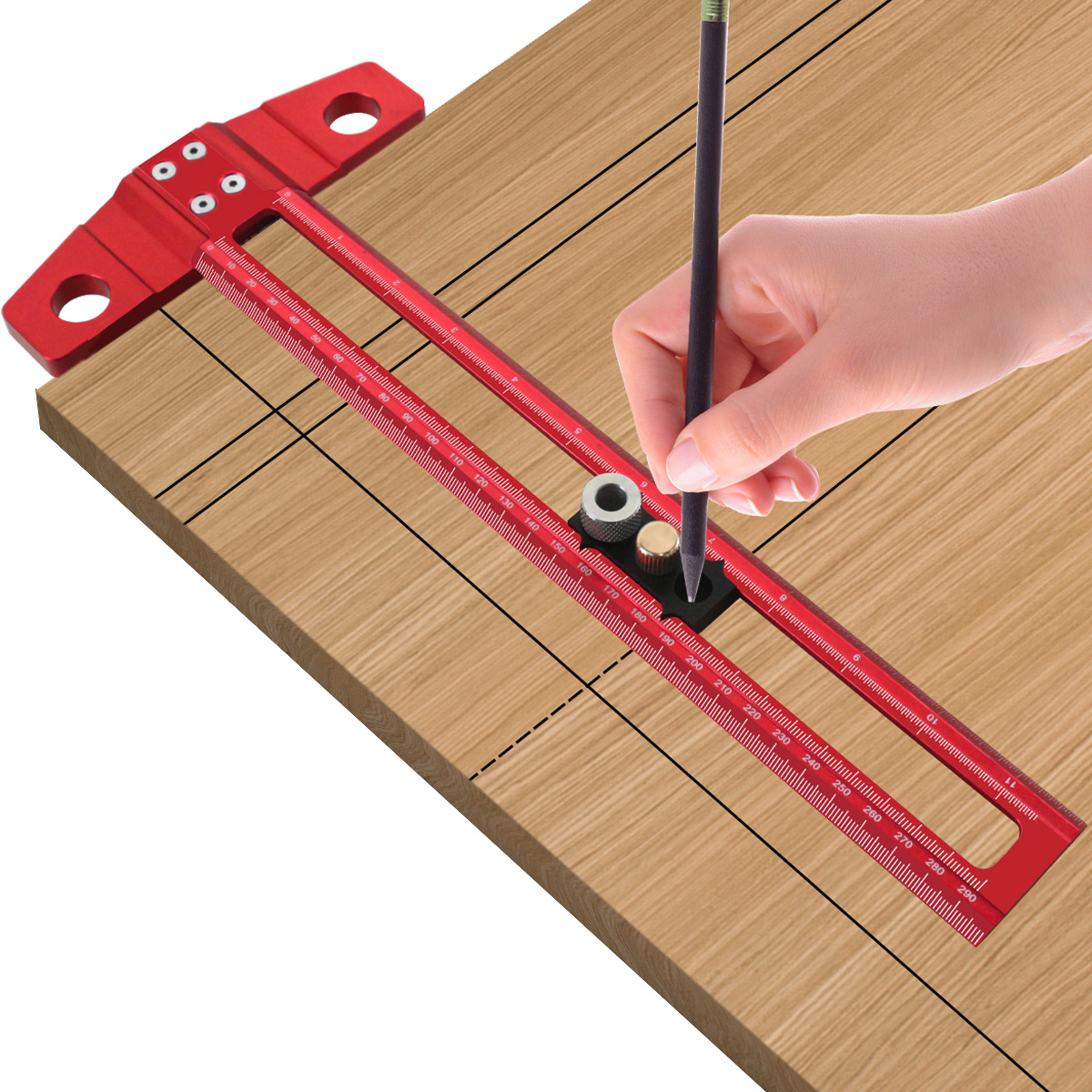 2 in 1 Woodworking Drilling Po - огляд і ціна Dovetail Marking Guide