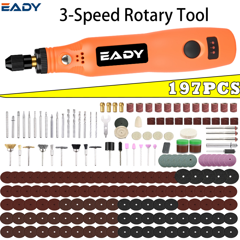 USB Cordless Rotary Tool Kit – - огляд і ціна Workshop Tools Diy