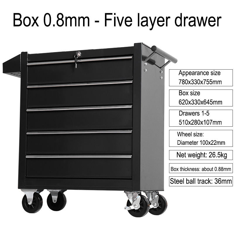 5 Drawer Storage Tool Box Trol - огляд і ціна Car Workshop Tools Kit