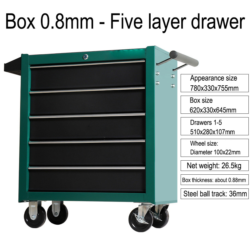 5 Drawer Storage Tool Box Trol - огляд і ціна Car Workshop Tools Kit