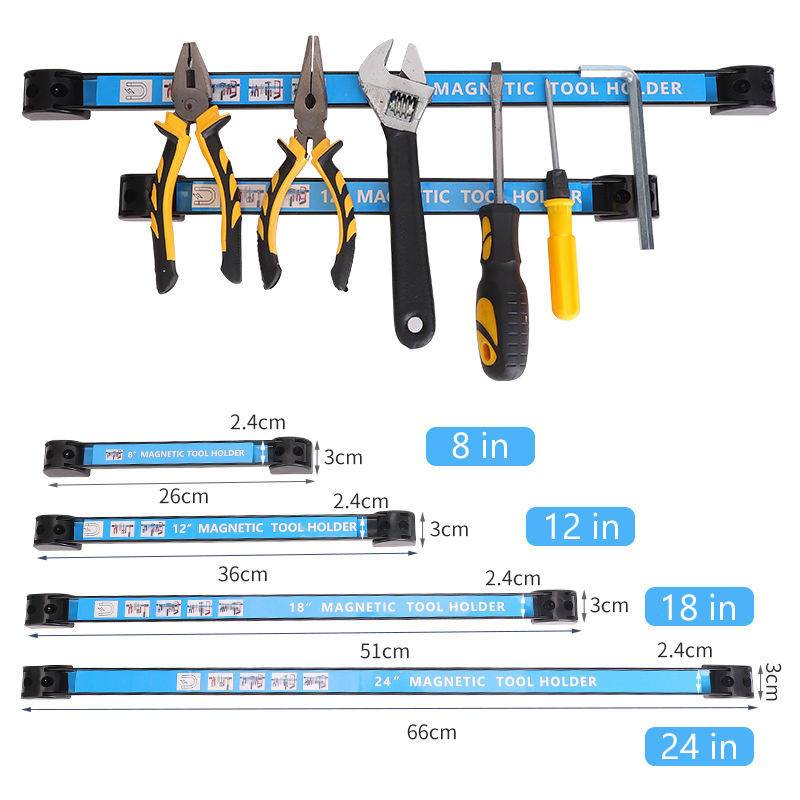8,12,18,24inch Magnetic Tool H - огляд і ціна Workshop Tools Rack