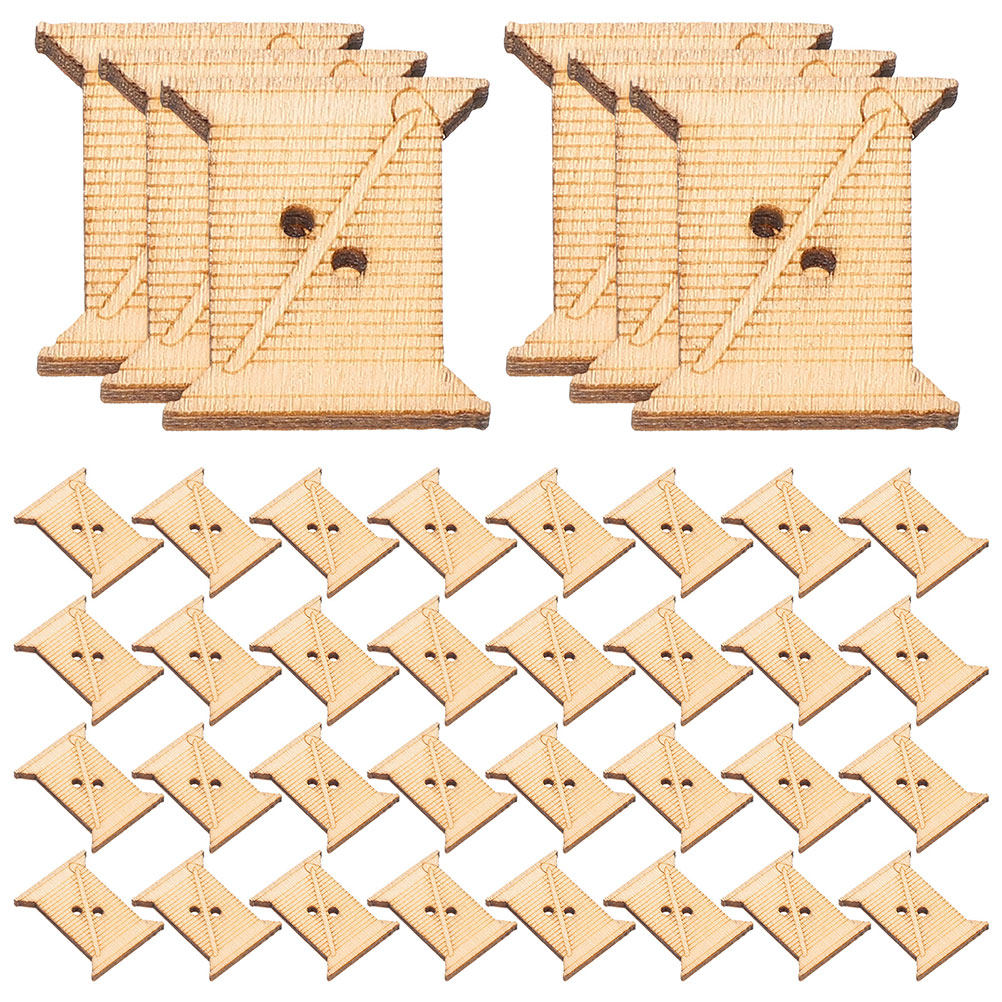 100Pcs Wooden Embroidery Floss - огляд і ціна Workshop Tools Diy