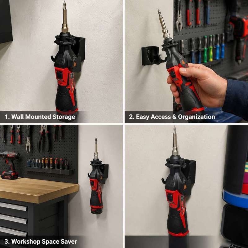 M12 Soldering Iron Wall Mount  - огляд і ціна Tools Use In Workshop