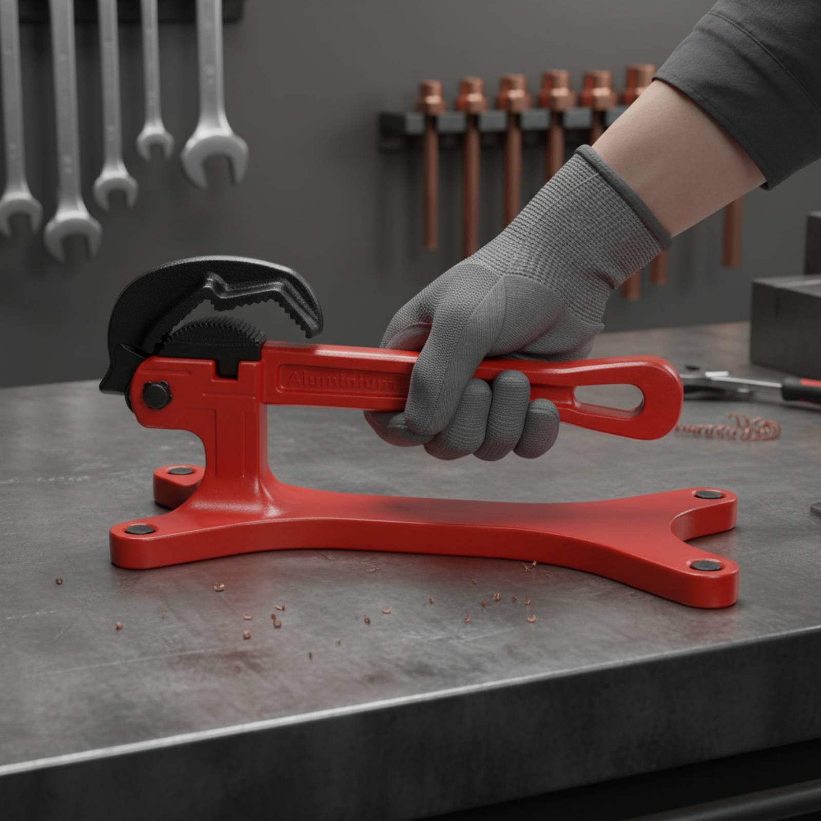 Self-Locking Pipe Wrench Porta - огляд і ціна Workshop With Tools