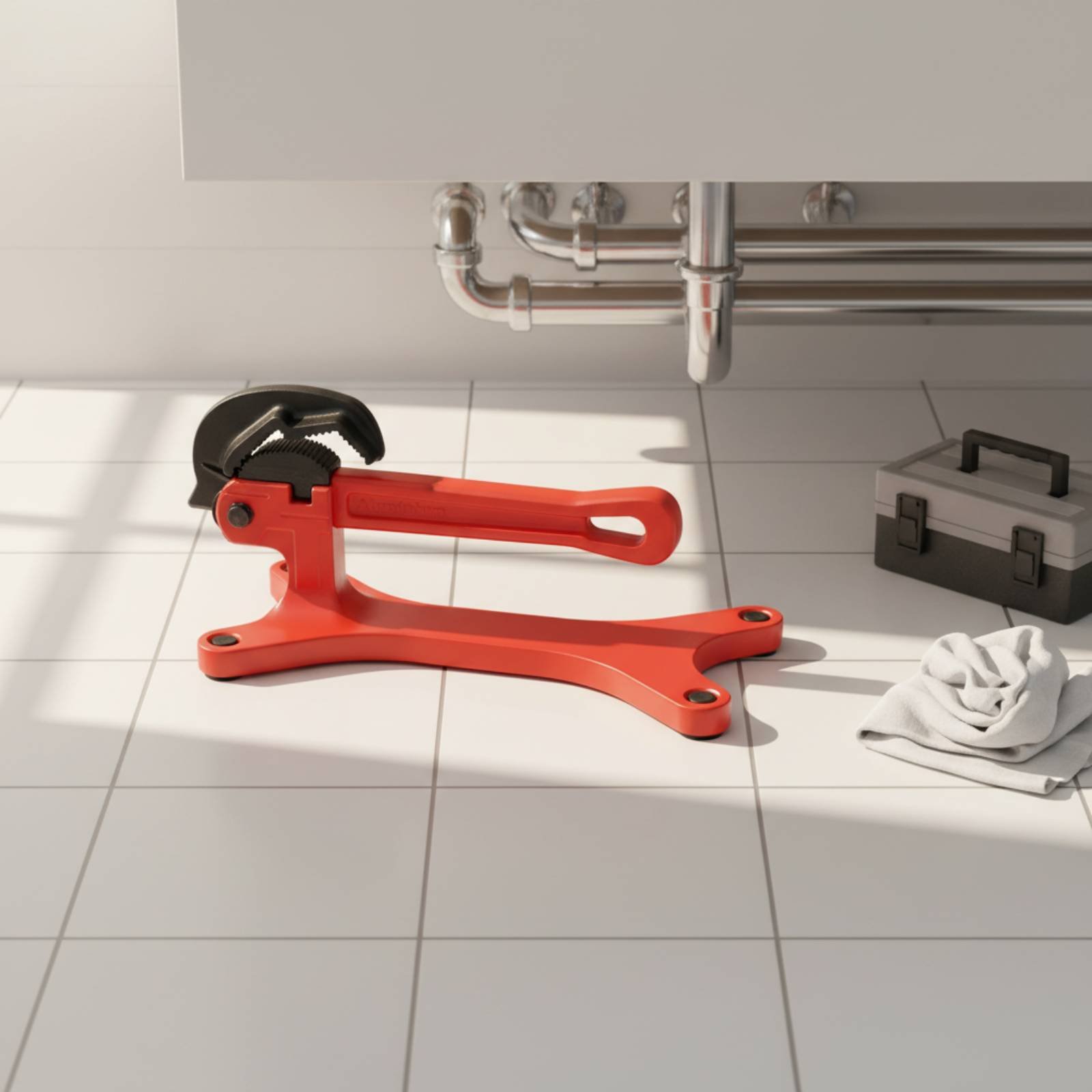 Self-Locking Pipe Wrench Porta - огляд і ціна Workshop With Tools