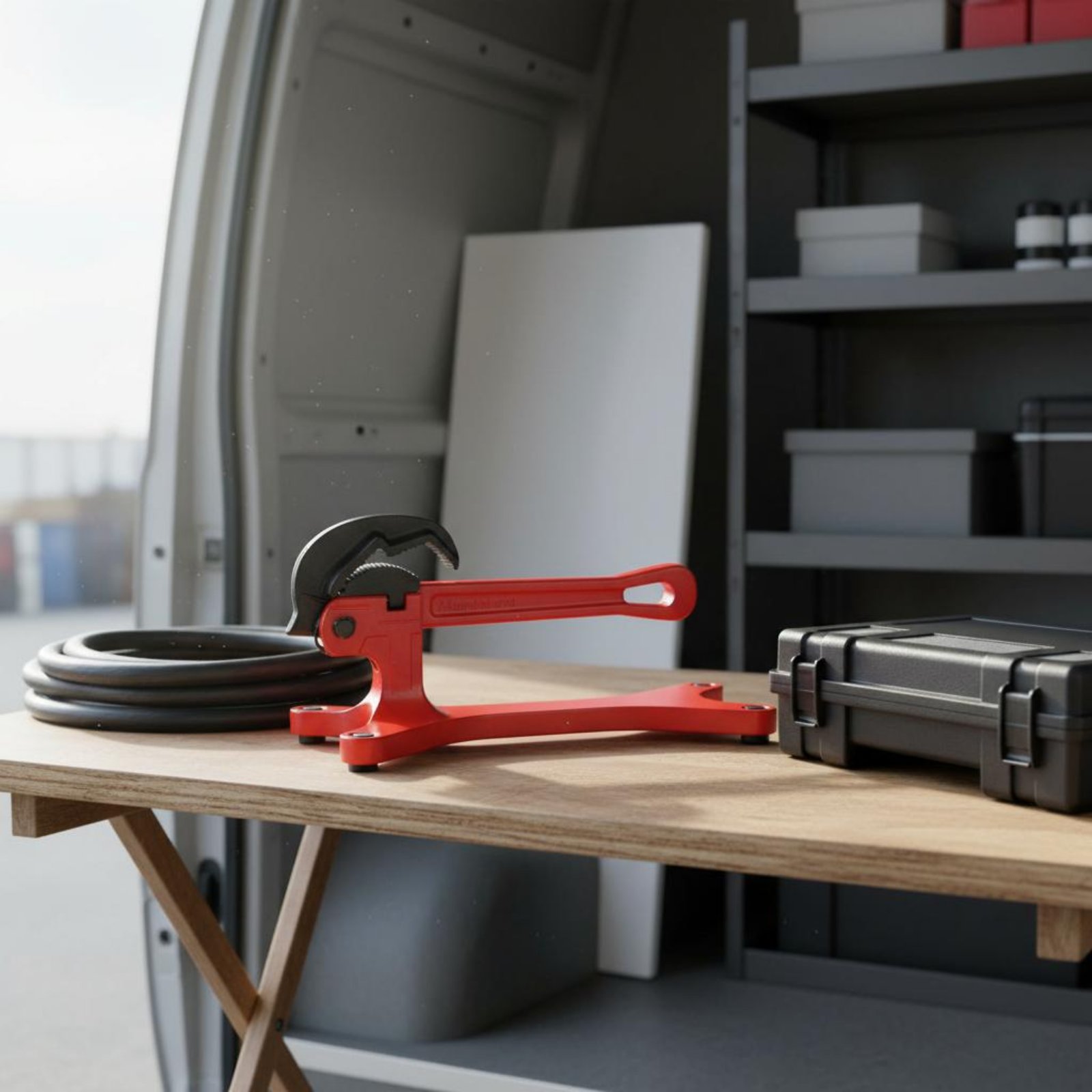 Self-Locking Pipe Wrench Porta - огляд і ціна Workshop With Tools