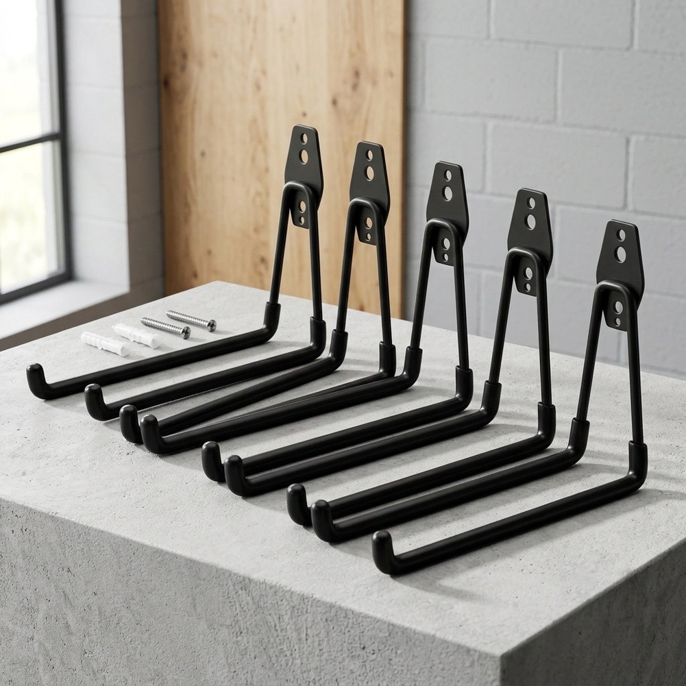Black 7.7 Inch Steel Wall Hook - огляд і ціна Workshop Tools Hanging