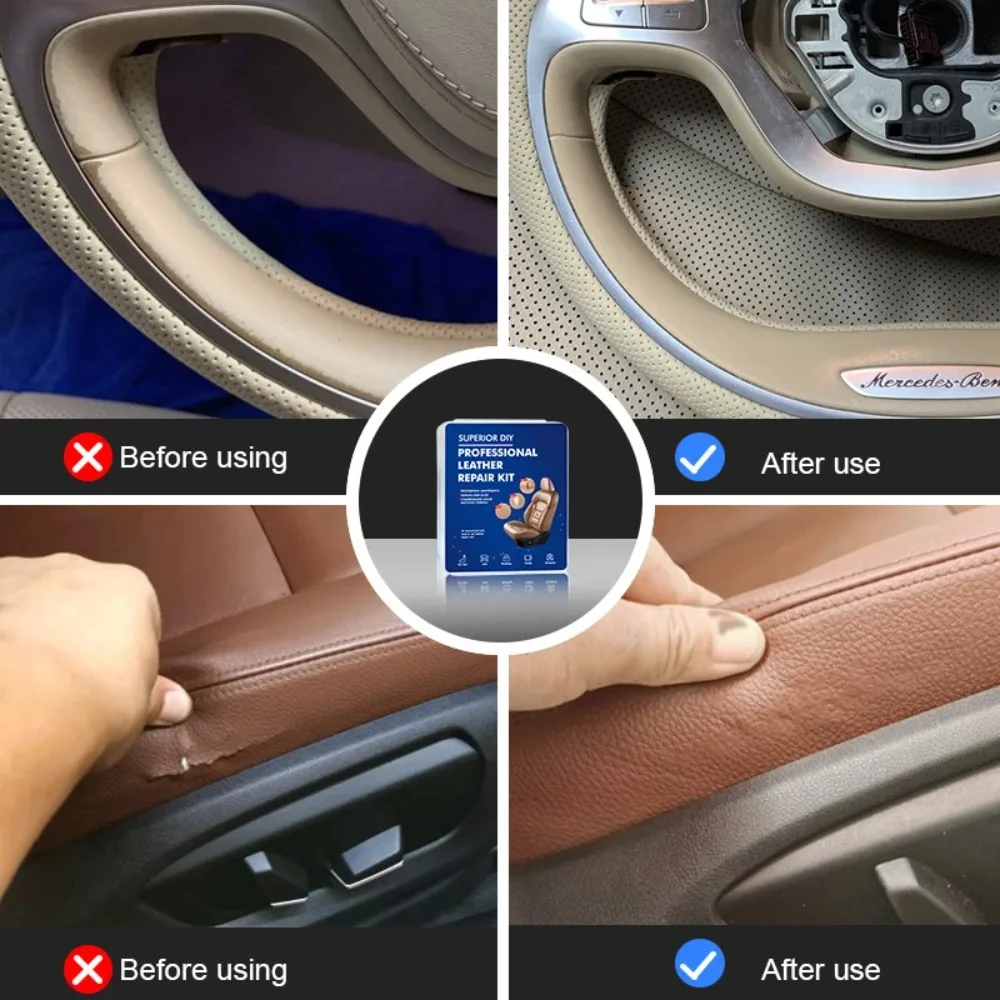 Car Leather Repair Tool Kit 7  - огляд і ціна Workshop Tools Diy
