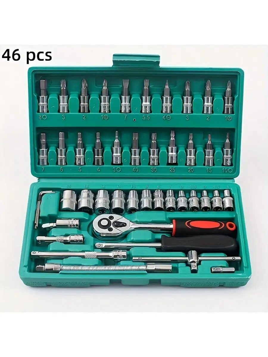 46 Piece 1/4 Inch Drive Socket - огляд і ціна Tool Chest Cabinet