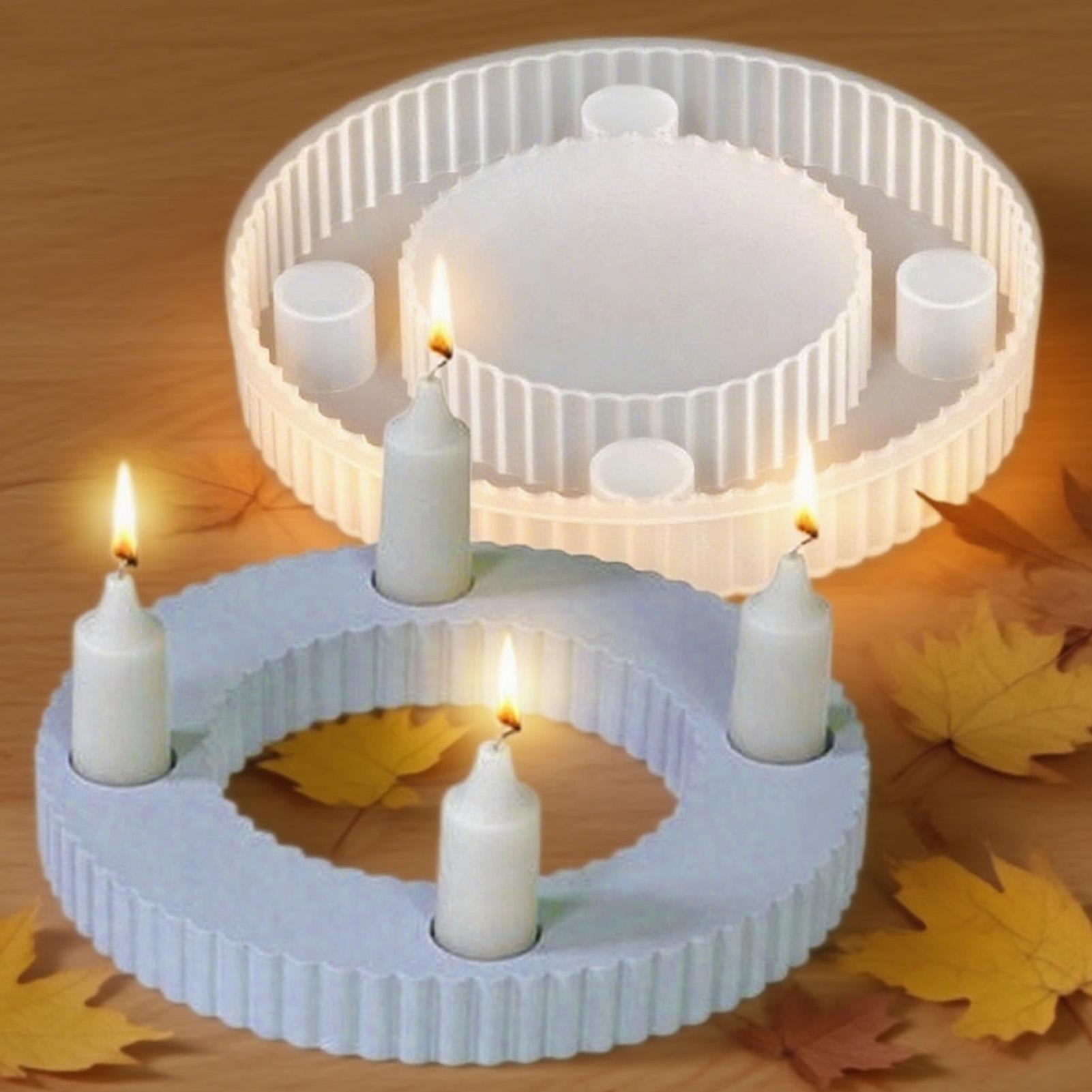 Silicone Candle Holder Mold 4  - огляд і ціна Workshop Tools Table