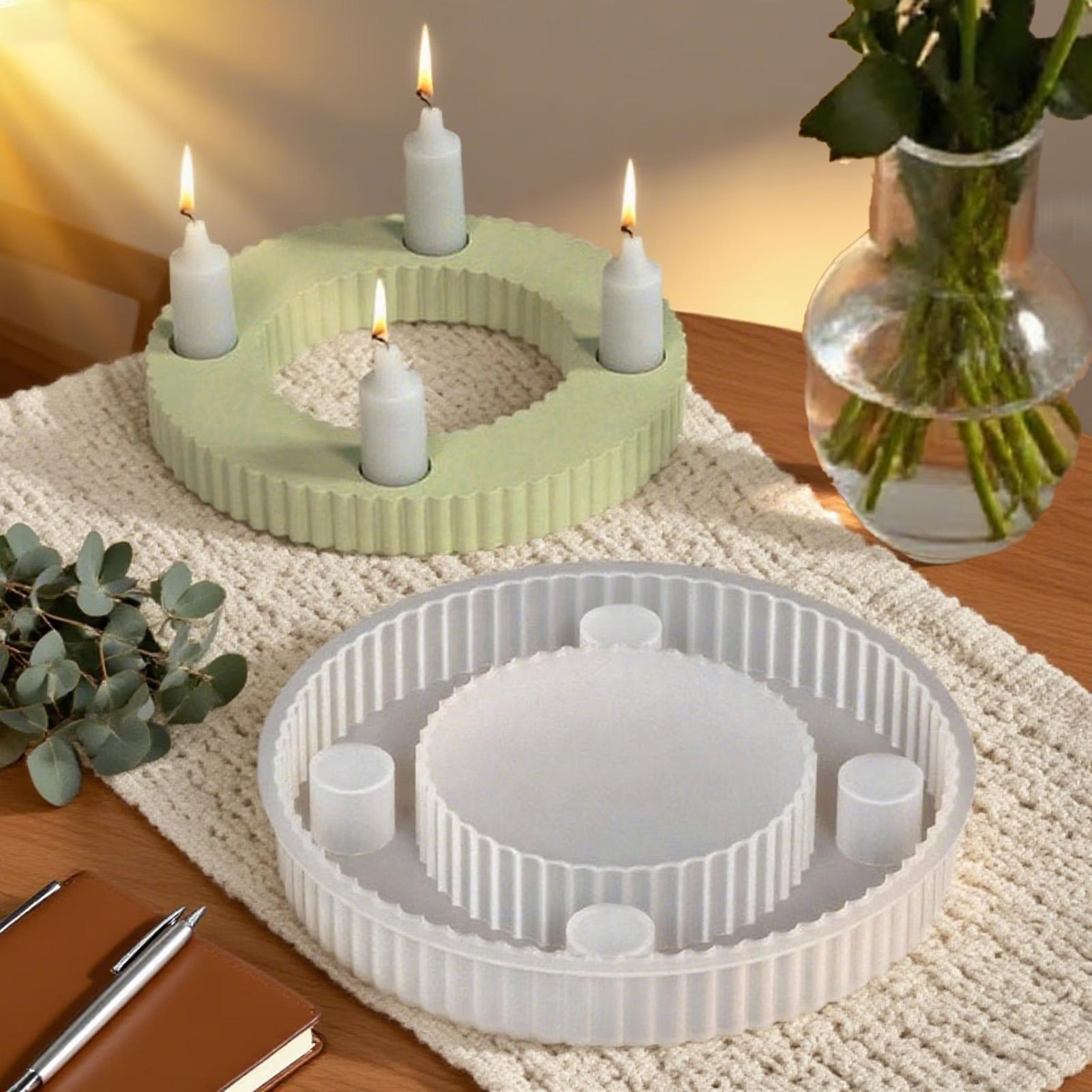 Silicone Candle Holder Mold 4  - огляд і ціна Workshop Tools Table