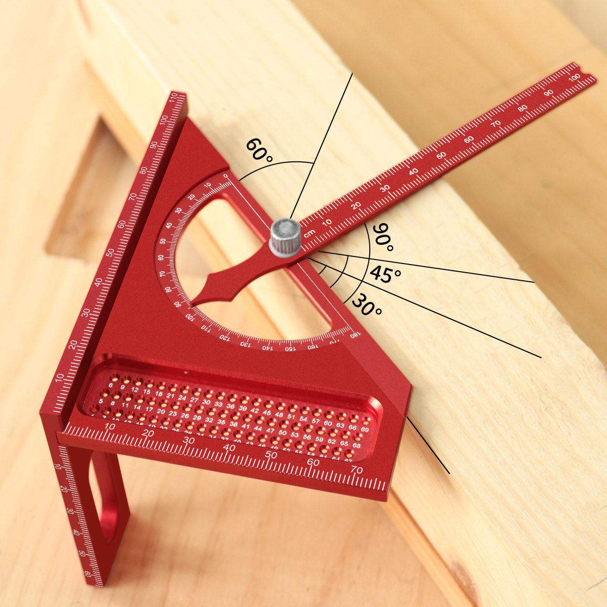 3D Adjustable Carpentry Square - огляд і ціна Dovetail Marking Guide