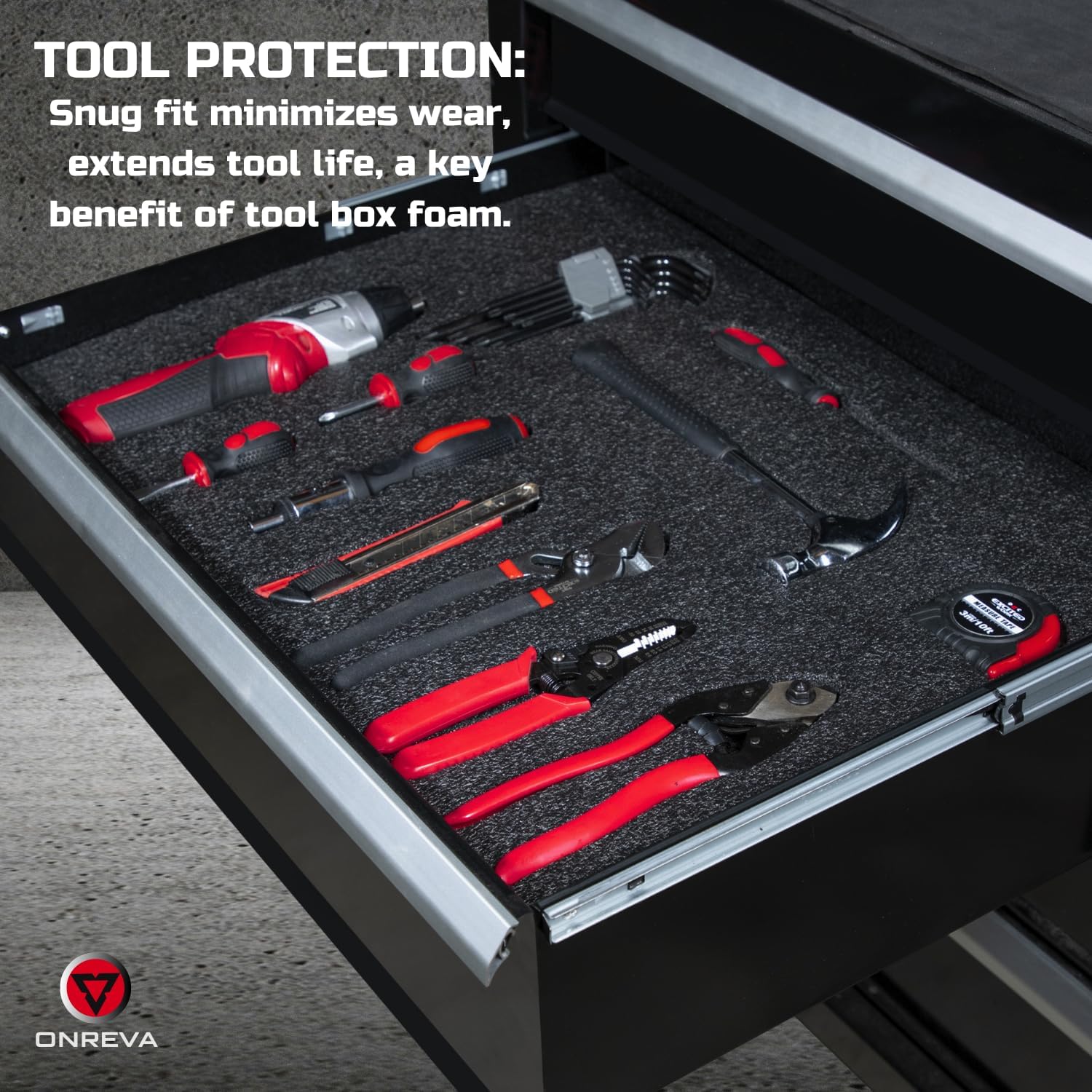 Cut Toolbox Organizer Foam Ins - огляд і ціна Workshop Tools Box