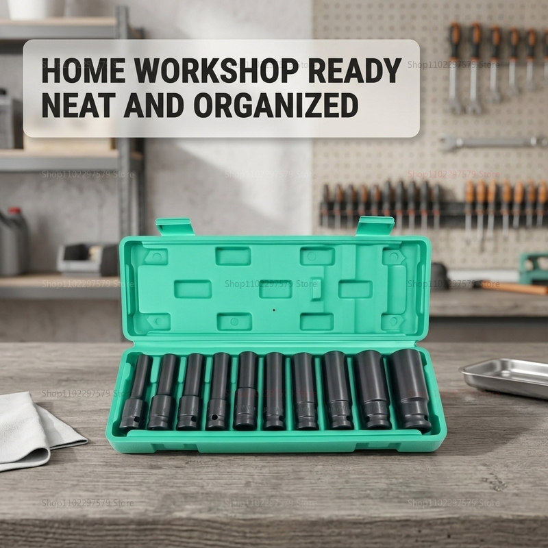10pcs Socket Wrench Set 8-24mm - огляд і ціна Car Workshop Tools Kit