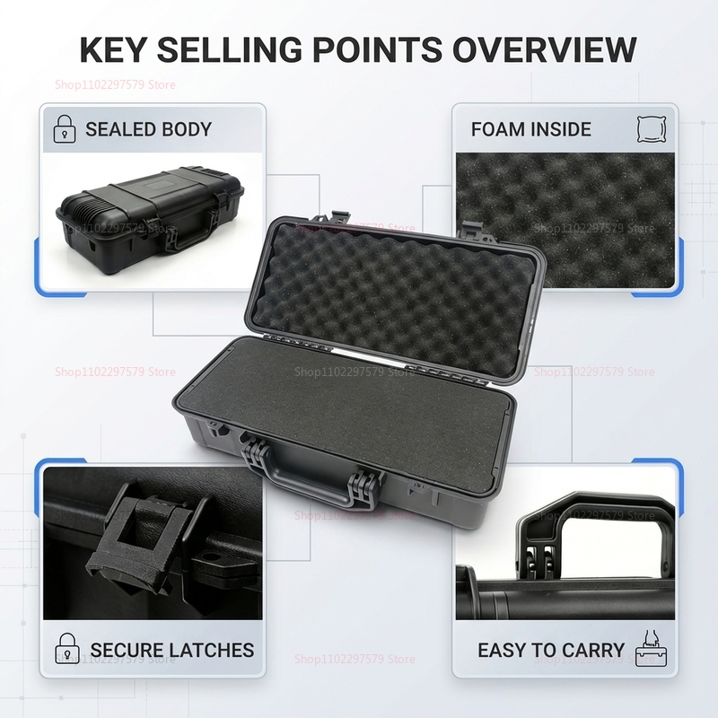 Portable Waterproof Tool Box,  - огляд і ціна Tools Use In Workshop