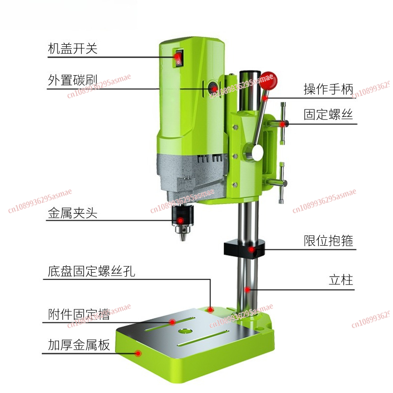 Miniature Bench Drill 220V Bru - огляд і ціна Drill Press Bench