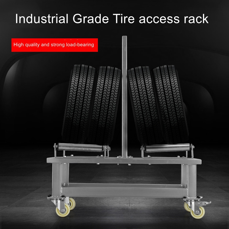 Auto workshop mobile tire rack - огляд і ціна Workshop Tools Store