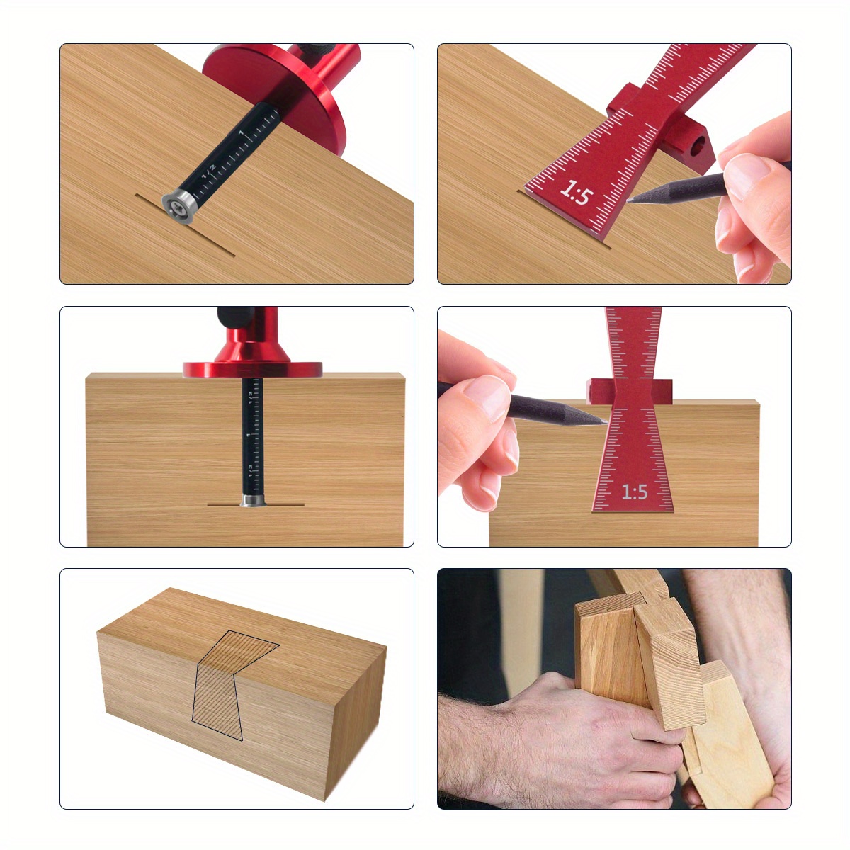 Wheel Marking Gauge Dovetail J - огляд і ціна Dovetail Marking Guide