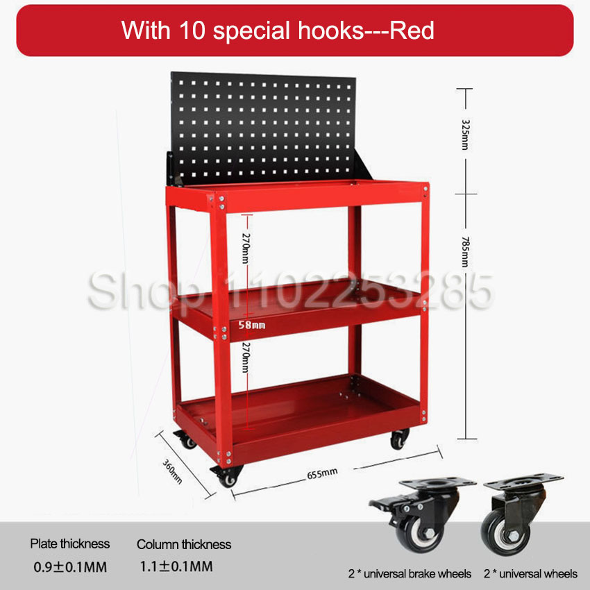 Tool Carts 3-layer Mobile Tool - огляд і ціна Workshop Tools Car