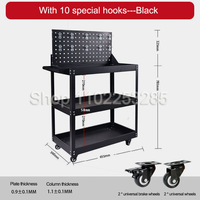 Tool Carts 3-layer Mobile Tool - огляд і ціна Workshop Tools Car