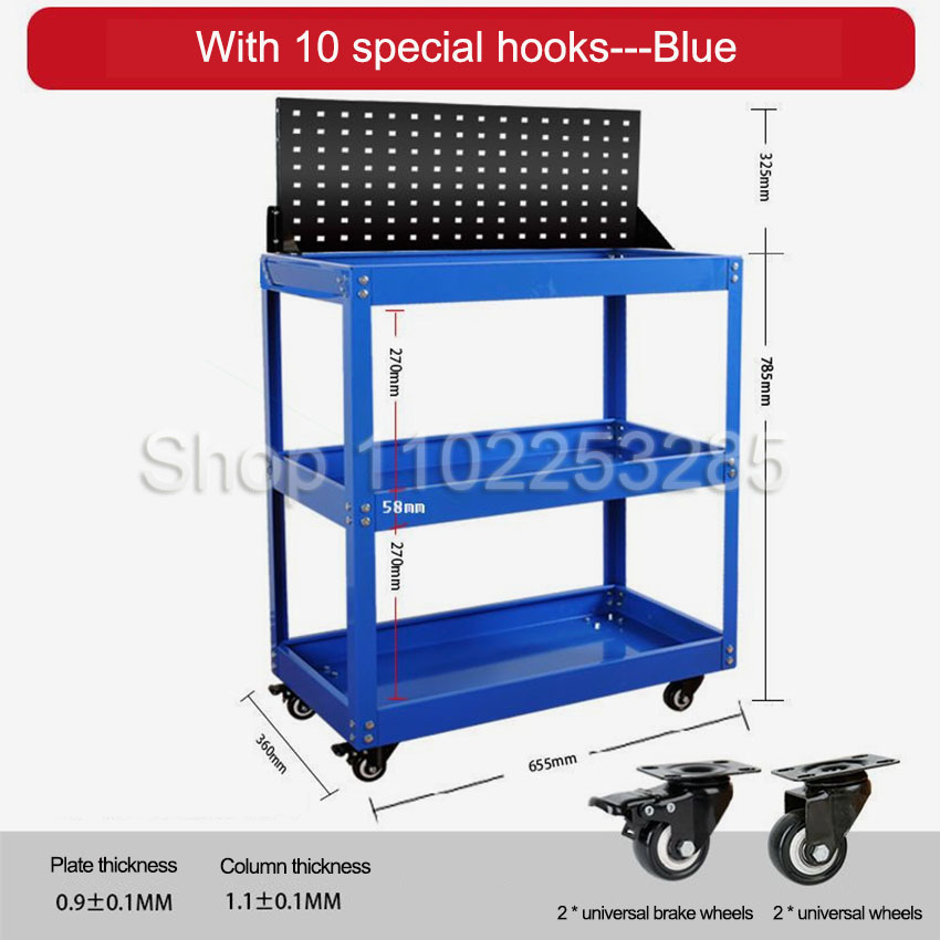 Tool Carts 3-layer Mobile Tool - огляд і ціна Workshop Tools Car