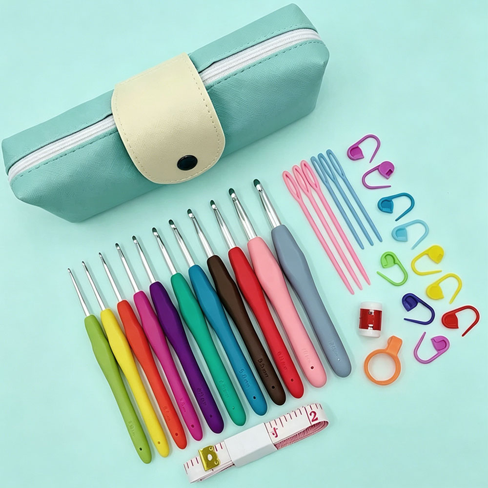 37pcs Crochet Hooks Kits with  - огляд і ціна Workshop Tools Diy